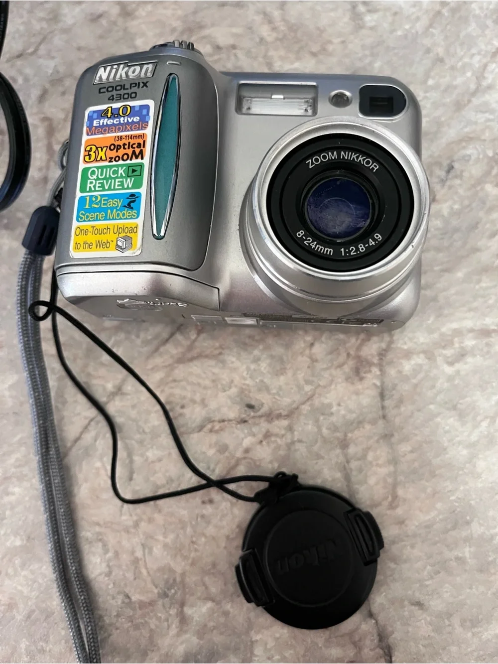 Nikon COOLPIX 4300 Silver Point-and-Shoot Camera